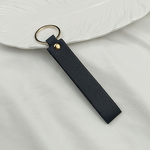 Keychain Factory - Custom Logo Blank PU Leather Strap Key Fob
