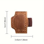 Pen Clip Factory - Custom Logo Magnetic Leather Holder Office Gift