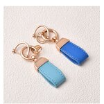 Keychain Factory - High-end Leather Ring Colorful Metal Car Keyring