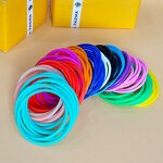 Silicone Bracelets Factory - Jelly Rainbow Rubber Gummy Wristbands