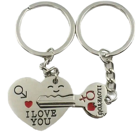 Keychain Factory - Hot Fashion Heart Shaped Enamel Valentine Gift