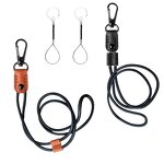 Lanyard Factory - Universal Adjustable Polyester with PU Leather Patch