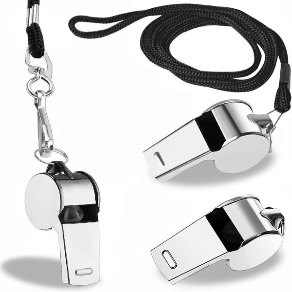 Sports Whistle Factory - Custom Logo Stainless Steel Referee Loud