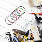 Keychain Factory - Stainless Wire Cable Screw Lock Circle Rope DIY