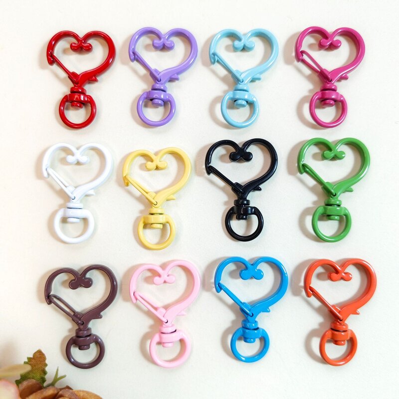 Keychain Factory - Explosive Color Spray Paint Zinc Alloy Peach Heart