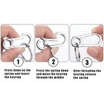 Keychain Factory - Vintage Style Carabiner Custom Shape Gold-Plated