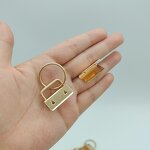 Key Fob Hardware Factory - 25mm Wristlet Clamp Split Ring DIY