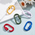 Carabiner Factory - Colorful Splatter Paint Enamel Oval 37x22mm