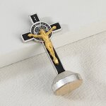 Cross Ornament Factory - Alloy Gold-Plating 3D Letterpress JESUS