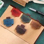 Pen Clip Factory - Custom Logo Magnetic Leather Holder Office Gift