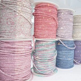 Shoelace Factory - Factory Jewelry Shinny 6row Rhinestone DIY