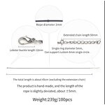 Necklace Factory - 2mm Korean Wax Cord Leather with Lobster Clasp