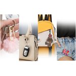 Keychain Factory - Vintage Style Carabiner Custom Shape Gold-Plated