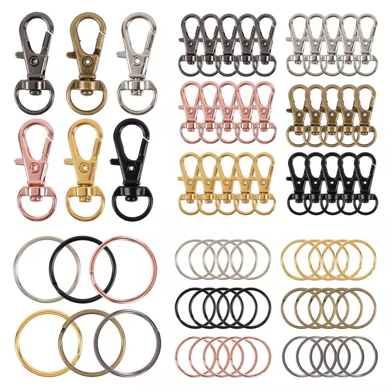 Keychain Factory - 32mm Dog Clip Stainless Steel OEM Custom Logo