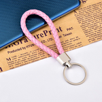 Key Chain Factory - Leather Rope with Woven Metal Pendant DIY