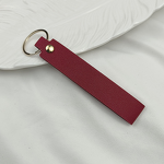 Keychain Factory - Custom Logo Blank PU Leather Strap Key Fob