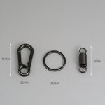 Keychain Factory - Wholesale Vintage Style Metal Swivel Clasp Snap