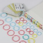 Binder Rings Factory - Wholesale Macaron Color Loose-Leaf Snap Lock