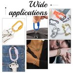 Carabiner Factory - Colorful Splatter Paint Enamel Oval 37x22mm