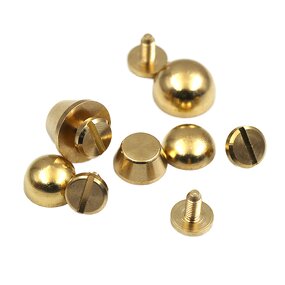 Bag Feet Factory - Solid Brass Screw Back Bucket Studs Bottom