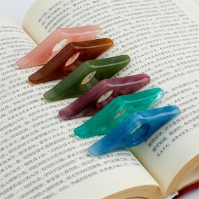 Book Holder Factory - Colorful Resin Thumb Finger Ring Spreader