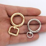 Key Ring Factory - Zinc Alloy Spring Multi-functional Open Circle