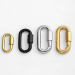 Carabiner Factory - Gold Silver Black Plated Quick Link Screw Lock