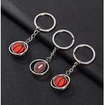 Keychain Factory - Creative Rotatable Zinc Alloy UV Printed Soccer