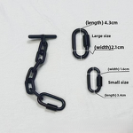 Carabiner Factory - Gold Silver Black Plated Quick Link Screw Lock