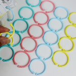 Binder Rings Factory - Wholesale Macaron Color Loose-Leaf Snap Lock