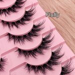 Vegan Strip Lashes Factory - Wholesale 7 Pair 3D Faux Mink