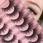 Faux Mink Eyelashes Factory - 7 Pairs 3D Soft Strip