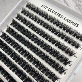 Wispy Faux Mink Lash Clusters Factory - Wholesale J/CC Curl