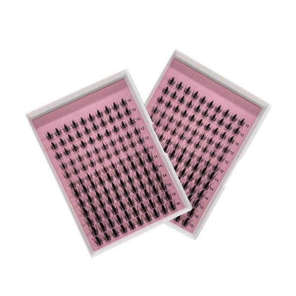 Premade Lash Clusters Factory - Wispy Private Label with Spikes