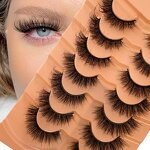 Faux Mink Eyelashes Factory - 7 Pairs 3D Soft Strip