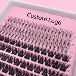 Wispy Faux Mink Lash Clusters Factory - Wholesale J/CC Curl