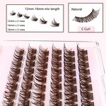 Brown Lash Clusters Factory - Custom Logo Light Middle Dark