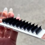 Korean Eyelash Extensions Factory - Wholesale PBT Dark Black