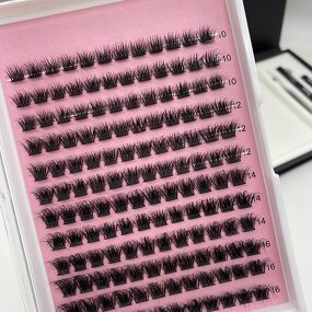 Eyelashes Cluster Factory - Customized 30D 80D Curl Premium