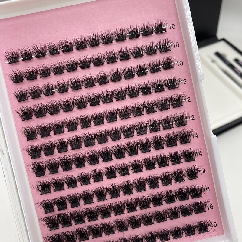 Eyelashes Cluster Factory - Customized 30D 80D Curl Premium
