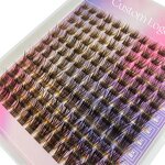 Natural Brown Lash Clusters Factory - Private Label Cashmere