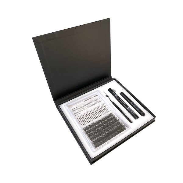 False Eyelashes Clusters Factory - Wispy Volume Custom Logo