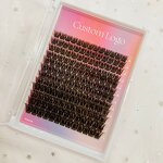 Natural Brown Lash Clusters Factory - Private Label Cashmere
