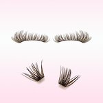 Brown Lash Clusters Factory - Custom Logo Light Middle Dark