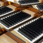 Volume Lash Extensions Factory - Matte Black Cashmere Trays