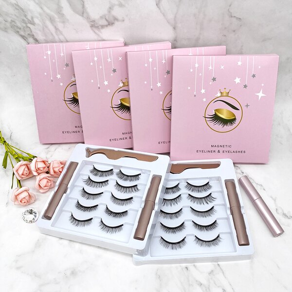 Magnetic Eyelashes Set Factory - Wholesale 3D with Packaging Box