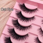 Half Lashes Factory - Wholesale 14 Pairs Clear Band Short