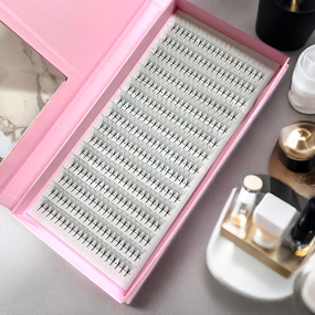 Cashmere Premade Lash Fans Factory - Thin Pointy Base Narrow