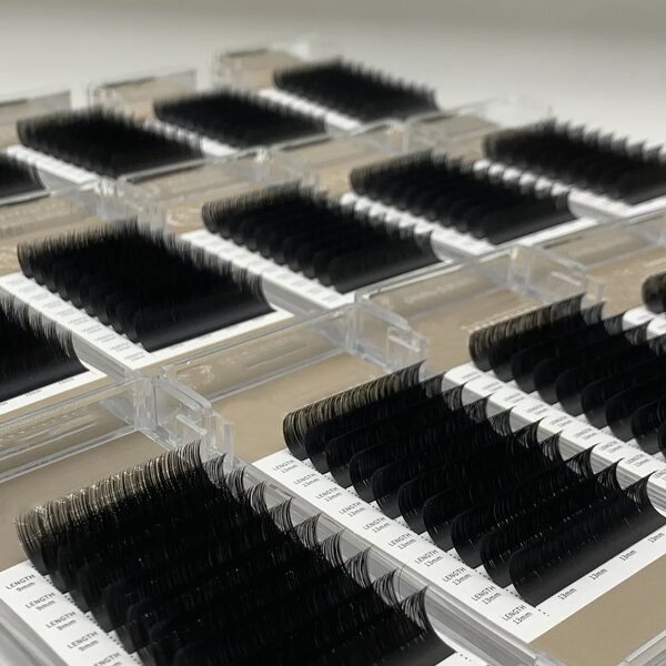 Eyelash Extensions Trays Factory - Matte Velvet Cashmere Lashes