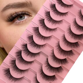 Faux Mink Strip Lashes Factory - Wholesale 10 Pairs 3D Fluffy